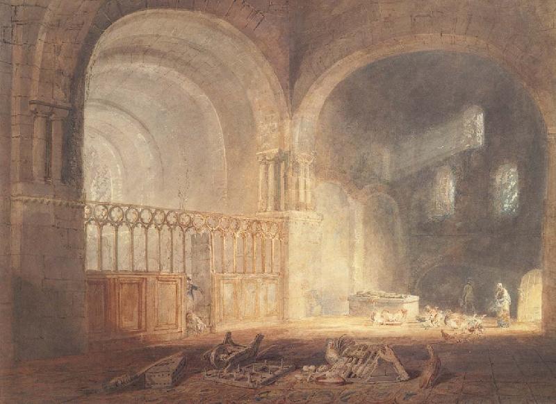 J.M.W. Turner Transept of Ewenny Priory oil painting picture
